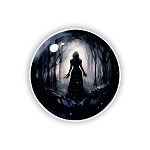 Dark Witch  Sticker (Peel N' Stick)